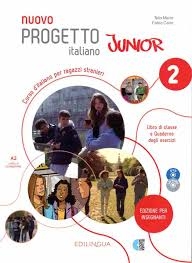 Изучение иностранных языков: Progetto Italiano Junior Nuovo 2 Libro & Quaderno dell’insegnante + CD audio + DVD [Edilingua]