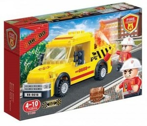 Ігри та іграшки: Конструктор «Пожежники: палаюче авто», 191 ел. Banbao