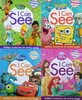 Disney I Can See Collection 4 Books Set With Hidden Treasures and Reward Stickers