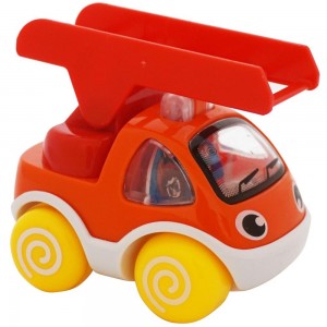 Ігри та іграшки: Інерційна машинка BeBeLino швидкий помічник пожежна (57036-2)