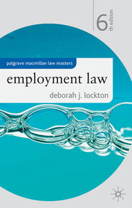 Книги для дорослих: Employment Law 6th edition