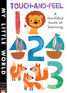 Книги для детей: Touch-and-feel 123