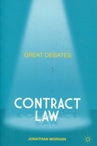 Книги для взрослых: Great Debates in Contract Law