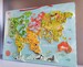 Магнитная карта мира (32 дет.) с наклейками, Chad Valley дополнительное фото 1.