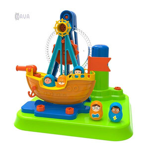 Пластмассовые конструкторы: Конструктор «Пиратский корабль с инструментами», Edu-Toys