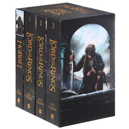 Художественные книги: The Hobbit. The Lord of the Rings. Комплект из 4 книг (9780007525515)