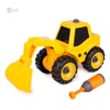Разборная модель Трактор с экскаваторной установкой, Kaile Toys