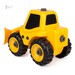 Набор Трактор с аксессуарами (машинка, 2 аксессуара, отвертка), Kaile Toys дополнительное фото 8.