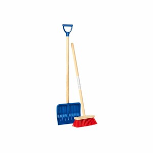 Уборка: Дитячий набір для прибирання: лопата для снігу і щітка, Klein