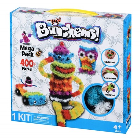 Изготовление игрушек: Конструктор Bunchems (400 дет.) Same Toy