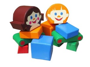 Великогабаритні іграшки: Модульный набор "Друзья"