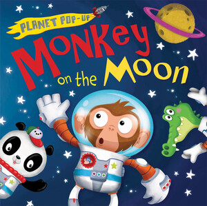 Книги для детей: Monkey on the Moon