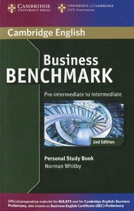 Изучение иностранных языков: Business Benchmark Pre-intermediate to Intermediate Personal Study Book (9781107628489)