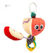 Мягкая игрушка-подвеска «Яблочко с прорезывателем», Lamaze дополнительное фото 1.