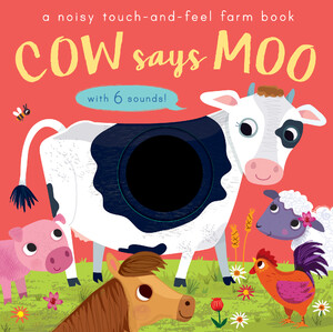 Тактильные книги: Cow Says Moo