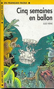 Книги для дорослих: LCF1 Cing Semaines en ballon Livre+CD