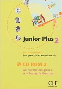 Книги для дітей: Junior Plus 2 CD-ROM