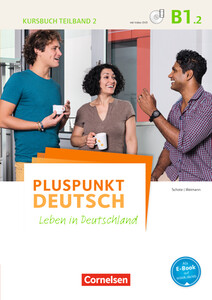 Книги для дорослих: Pluspunkt  Deutsch NEU B1/2 Kursbuch mit Video-DVD
