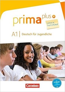 Книги для дітей: Prima plus A1 Leben in Deutschland Schulerbuch mit MP3-Download