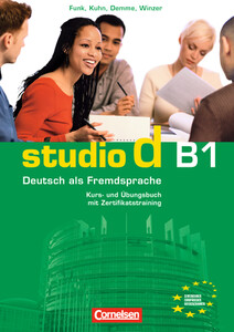Книги для дорослих: Studio d  B1 (1-12) Kurs- und Ubungsbuch mit CD