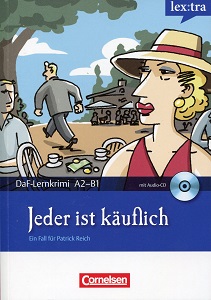 Книги для детей: DaF-Krimis: A2/B1 Jeder ist kauflich mit Audio CD