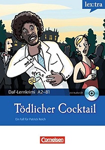 Книги для детей: DaF-Krimis: A2/B1 Todlicher Cocktail mit Audio CD
