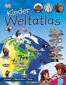 Книги для дітей: Kinder-Weltatlas Lander - Menschen - Tiere