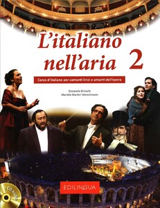 Іноземні мови: L'italiano nell'aria 2 Libro & Quaderno + CD audio