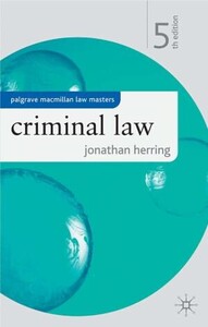 Книги для дорослих: Criminal Law  5 th edition