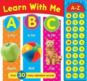 Развивающие книги: Learn With Me ABC - Sound book