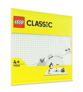 Ігри та іграшки: Конструктор LEGO Classic Біла базова пластина 11026