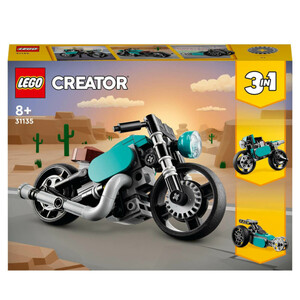 Игры и игрушки: Конструктор LEGO Creator Вінтажний мотоцикл 3-в-1 31135
