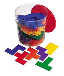 Головоломки та логічні ігри: Розвивальний набір "Пентаміно" 6 кольорів Learning Resources