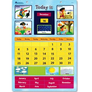 Магнитный календарь с временами года Learning Resources