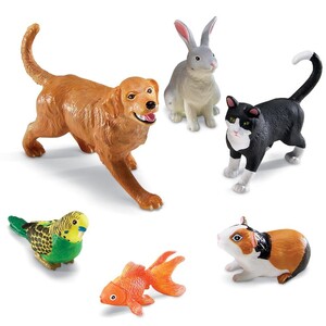 Животные: Большие игровые фигурки домашних животных, Learning Resources