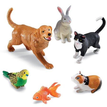 Животные: Большие игровые фигурки домашних животных, Learning Resources