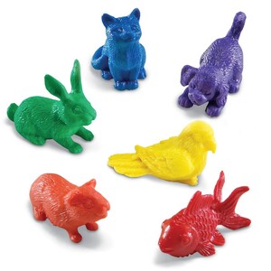 Розвивальні іграшки: Фігурки "Домашні тварини" (72 шт. в наборі) Learning Resources