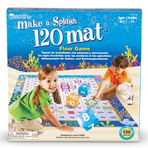 Ігри та іграшки: Математичний підлоговий мат з числами від 1 до 120 Learning Resources
