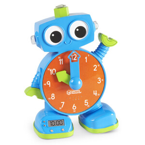 Часы и время года: Учебные часы "Робот Тик-ток" Learning Resources