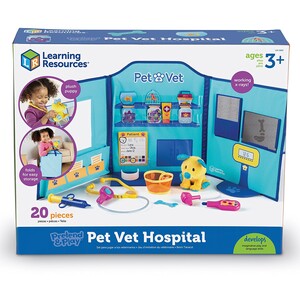 Ігри та іграшки: Розвивальний бізіборд Ветеринарна клініка Learning Resources