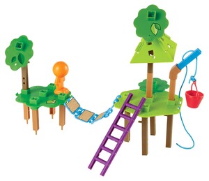 Пазлы и головоломки: Набор строительный: Проектируем дом на дереве (с карточками) Learning Resources