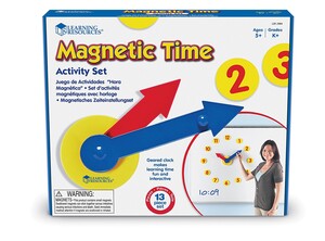 Годинники та календарі: Демонстраційний годинник для магнітної дошки Learning Resources