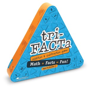 Настольные игры: Математическая игра tri-FACTa!™ "Сложение и вычитание" Learning Resources
