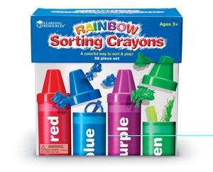 Развивающие игрушки: Цветные пеналы с фигурками для сортировки Learning Resources