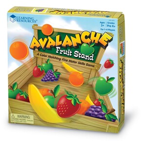 Початкова математика: Розвивальна гра "Лоток з фруктами" Learning Resources