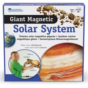Дослідження і досліди: Набір об'єктів Сонячної системи для магнітної дошки Learning Resources