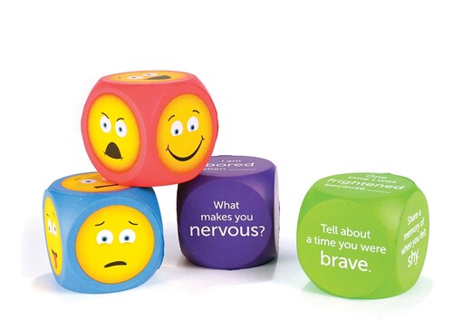 Розвиток мовлення та читання: Логопедичні кубики "Емоції" Learning Resources