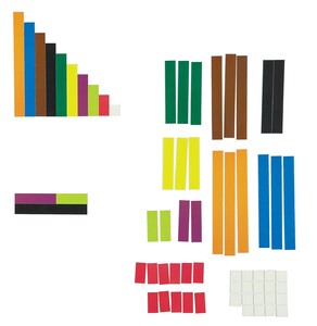 Математика и геометрия: Магнитные палочки Кюизенера, набор из 64 шт. Learning Resources