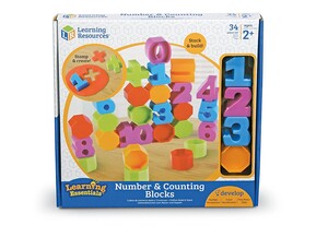 Игры и игрушки: Развивающий набор-формочки "Цифры и сложение"  Learning Resources