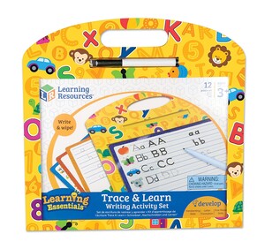 Навчання письма: Навчальний набір "Пиши-стирай" з картками і маркером Learning Resources